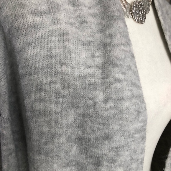 Express Grey Marbled Sweater - Oversized, Cozy & Soft - Picture 3 of 4